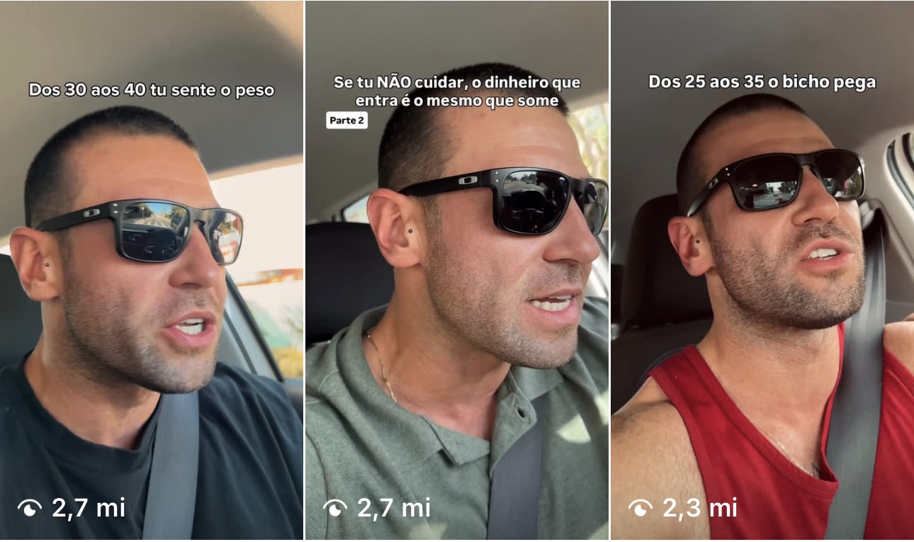 Vídeos atuais do Jean com 2,7 mi, 2,7 mi e 2,3 mi de visualizações